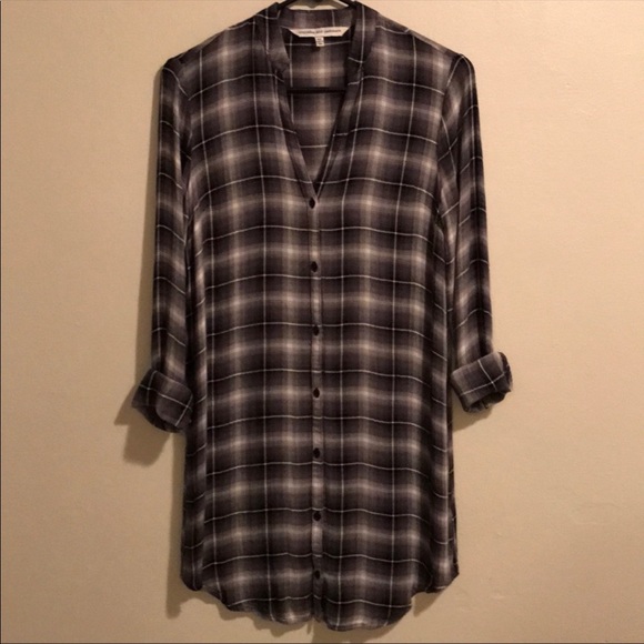 Women’s Urban Outfitters Plaid Shirt Dress - Picture 3 of 7